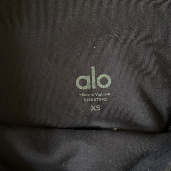 ALO Yoga Leggings, Navy and Black, Size XS. - Picture 3 of 3